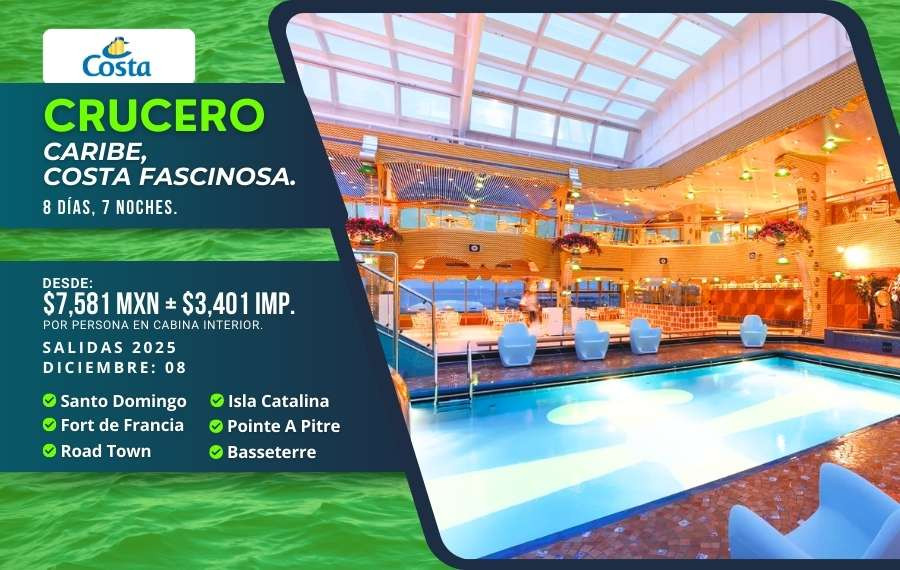 CARIBE, COSTA FASCINOSA.